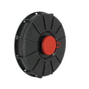 Couvercle Schütz Ø225 noir avec bonde 2