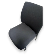 Chaise visiteur d'occasion Cabaret Eurosit - dossier résille 3D noire - assise tapissée_2