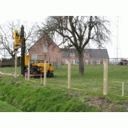 Les mâts de battage orteco montés sur bras de grue/pelle_2