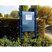 Panneau d'affichage libre City - Réf : 591010.Gpro - Aluminium moulé et tôles galvanisées_2