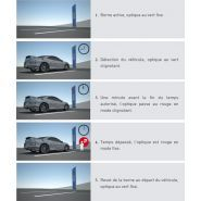 Borne de stationnement arrêt-minute - simple ou double place - TTS Trafic Technologie Système - détection électromagnétique et alimentation basse tension_2