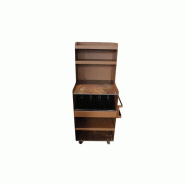 Desserte haute Hana Haute en compact et acier Rouille VALERO_2