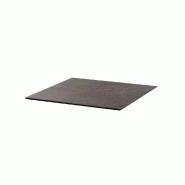Infinity table de bistrot avec piètement sable + plateau HPL Midnight Marble 70x70 cm_2