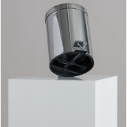 Poubelle à pédale en acier inoxydable 3L - avec seau intérieur en plastique_2