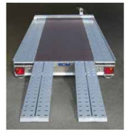 Remorque porte-voiture à roues dessous avec option roue de secours et support, PTC 2000 kg - ECIM - PV PRO 200_2