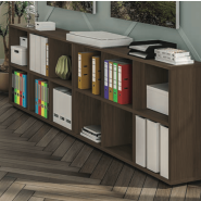 Cubic - Armoire ouverte - Bureocean - Panneaux mélaminés haute résistance - Certification PEFC_2