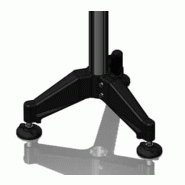 Pieds pour convoyeurs industriels en aluminium - réglables en hauteur avec roulettes et embases fixes_2