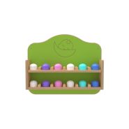 Boîte de rangement pour tétines avec étiquette personnalisable