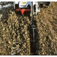 Trancheuse à chaîne CHD 120 pour chargeuses compactes - Travaux de tranchée sur terrains végétaux, profondeur max 1200 mm_2