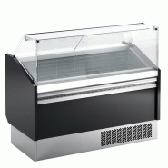 Vitrine de présentation glacier avec réserve P 670 - ESTI Noire | Ggm - ESTIS_S - 1622_2