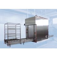 Laveuse industrielle alimentaire - Lavage chariots pour fromage - Colussi Ermes - Hautes pressions et sur mesure_2