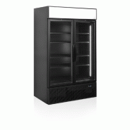 Vitrine réfrigérée noire FSC1200H BLACK - 2 portes  TEFCOLD_2