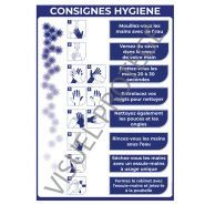 Panneau rigide A4 - Consignes Collèges & Lycées - h.297 x l.210 mm - Réf : 493712_2