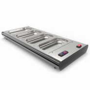 Plaque chauffante à poser - Chaleur bain marie - 4x GN 1/3 - 840 mm | Sayl Barcelona_2