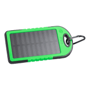 Power bank USB - plastique silicone - pile 4000 mAh - chargeur solaire et lampe LED_2