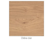 Bureau droit IDRA - 160*80 cm - Pieds alu avec passe-câble - plateau imitation Chêne clair - neuf_2