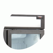Congélateur vertical de vitrine Ventilé L.1600mm 891L ext.Blanc TEFCOLD_2