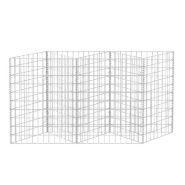Vidaxl panier de gabion acier galvanisé 120x30x100 cm 142539_2