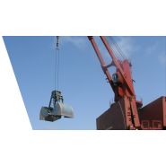 Benne monocâble 1-15m³ - Idéal grues de bord et grues 1 ou 2 câbles - Système Touch&Go_2