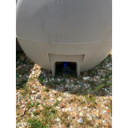 Polycuve pe 200l grise standard, diam : 0m58, lg : 0m91, hauteur : 0m63 - ref : w00022307003p - dabert-citernes_2