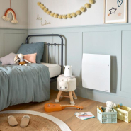 Radiateur connecté Agilia horizontal 1000W blanc carat - Atlantic - 503122_2