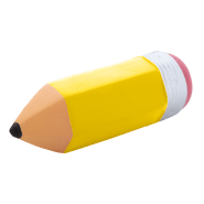 Balle anti-stress - en forme de crayon - jaune - 20,8g_2