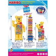 58017 (h104504) - Présentoir mobile maxi Goldbear Haribo avec kit de références variées_2