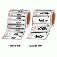 Étiquettes adhésives de marqueur de tuyauterie autre blanc_2