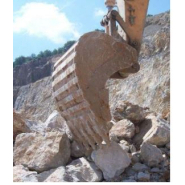 Godet à bloc/enrochement conçu pour un USAGE SÉVÈRE_2