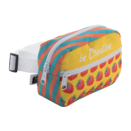 Sac banane publicitaire - compartiment zippé - polyester RPET 600D - impression sublimation - labélisé RPET_2