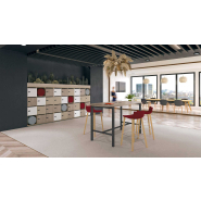 Casier CUBIK - 1 porte double, 3 simples, 1 case vide - Dimensions 80x120 cm - Structure mélaminée PEFC_2