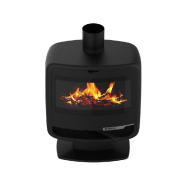 Poêle à bois PAUL sur pied 10 kW en fonte - étanche - Eco Design 2022 - double combustion - Flamme Verte 7 étoiles_2