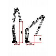 R 150 ms1 grue auxiliaire - bob spa - capacité de levage 150 kNm - extension hydraulique 7,60 m_2