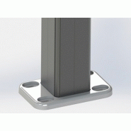 Abri camping-car ouvert métal aluminium design / structure en aluminium / toiture arrondie en polycarbonate_2