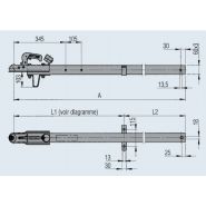 247 960 - Timon pour remorque - Dexko Global - Version A1 - 1555 mm - PTAC jusqu'à 750 kg_2