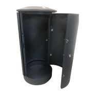 Poubelle publique pour collectivités - Acier galvanisé - Contenance 105L - Design robuste - Nombreux RAL disponibles_3