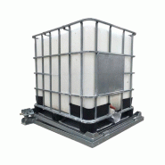 Basculeur de Conteneur GRV / IBC en acier galvanisé avec pente 10%_2