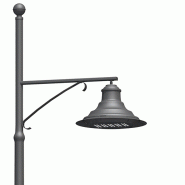 Lampadaire urbain alba / led / 180 w / 15650 lm / en aluminium / 10 m