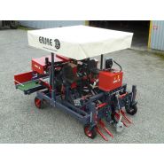 Récolteuse lieuse RL2 deux rangs - Erme - vitesse nominale 4 à 6 km/h - capacité 2 ha/8h - pour ail_2