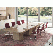 Table de réunion rectangulaire T45 - Officity - Wenge_2