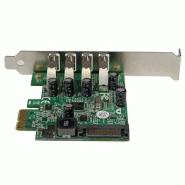 Carte contrôleur PCI Express à  4 ports USB 3.0 SuperSpeed - Adaptateur PCIe avec UASP et alimentatio_2