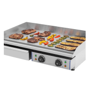 Plaque à snacker électrique avec 2 zones chauffantes de 73 cm_2