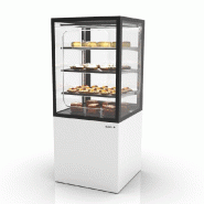 Vitrine réfrigérée INTEGRA sur base - 600 mm - 4 niveaux - H1400 mm - IN60/80-140 | Sayl Barcelona - Accès arrière, 815 mm, 1400_2