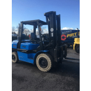 Chariot élévateur frontal gaz TCM FG40T9 d'occasion - Triplex, 5000 mm de levage, 4000 kg, 2007_2