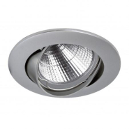 Spot luminaire encastré orientable Nix - aluminium chromé mat - pour ampoule GU10/GU5.3 - 50W max_2