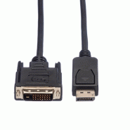 VALUE Câble DisplayPort DP M - DVI(24+1) M, LSOH, noir, 1 m_2