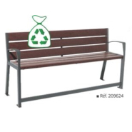 Banc et fauteuil SILAOS pour seniors - Rehausse 10 cm, repose-pieds et accoudoirs adaptés_2