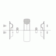 Chariot plateforme monobloc - 1 dossier fixe - Capacité 500 kg - Dimensions jusqu'à 1200x800 mm_2