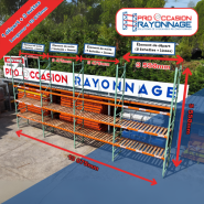 Lot de rayonnage - Hauteur 5 500mm, Longueur 13 975mm, Profondeur 1 000mm - Manulab_2