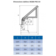 Plieuse motorisée type lourd Metallkraft MSBM 2020-60 PRO SH - usage intensif pour tôles jusqu'à 7 mm_2